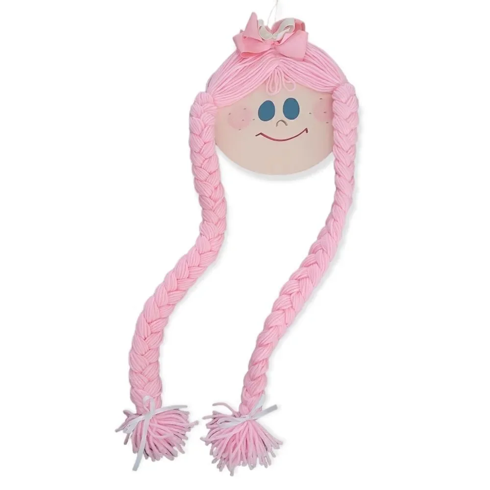 Hanging hair accessory holder